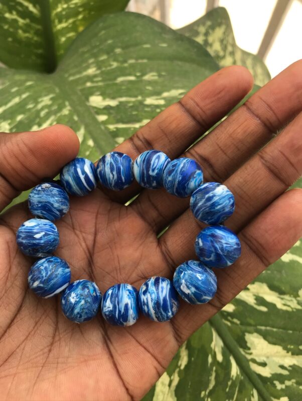 beads from plastic waste